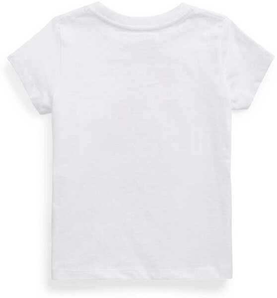 Tricouri Ralph Lauren School Bear Logo T-Shirt WHITE Baieti (BM 19740659) 2