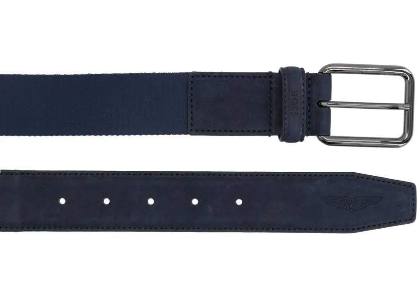 Curele Hugo Boss Boss X Aston Martin Leather Belt BLUE Barbati (BM 19740689) 2