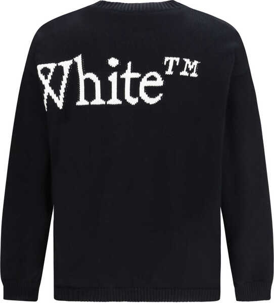 Pulovere Off-White Bookish Shared Sweater BLACK Barbati (BM 19740740) 2