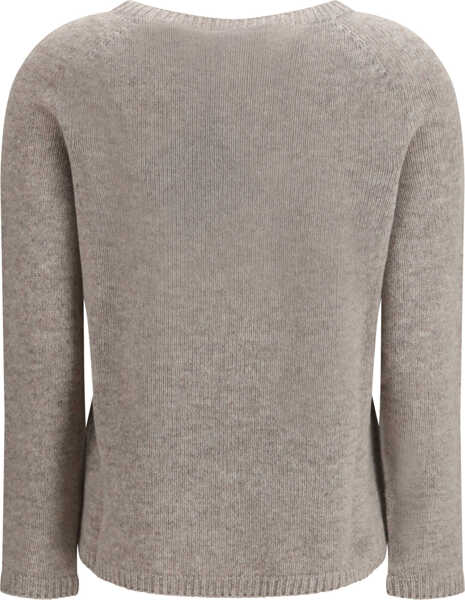 Pulovere S MAXMARA Wool and cashmere Sweater BEIGE Femei (BM 19740755) 2