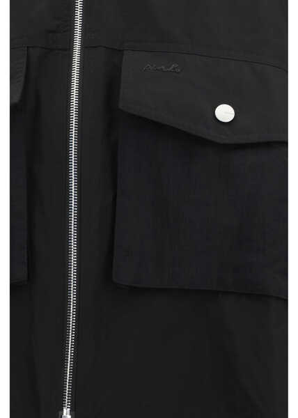 Jachete Pinko Beth Jacket with transparent inserts NERO LIMOUSINE Femei (BM 19740824) 3