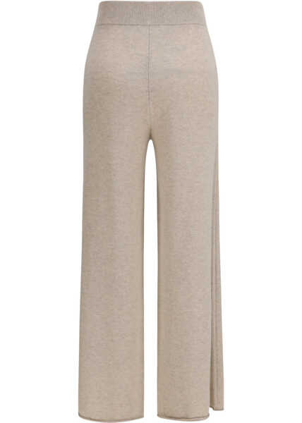 Pantaloni casual Max Mara Cashmere Pants BEIGE Femei (BM 19740827) 2
