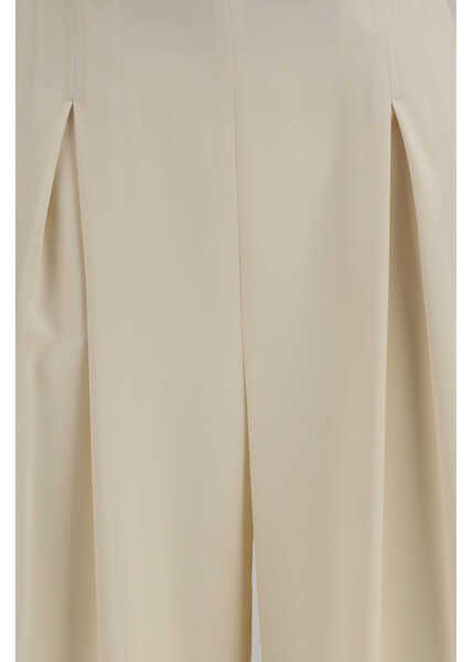 Tricouri Max Mara Palude wide-leg Pants AVORIO Femei (BM 19740833) 3