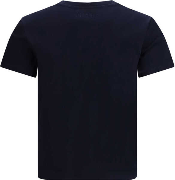 Tricouri Max Mara Donata cotton T-shirt BLU MARINO Femei (BM 19740839) 2