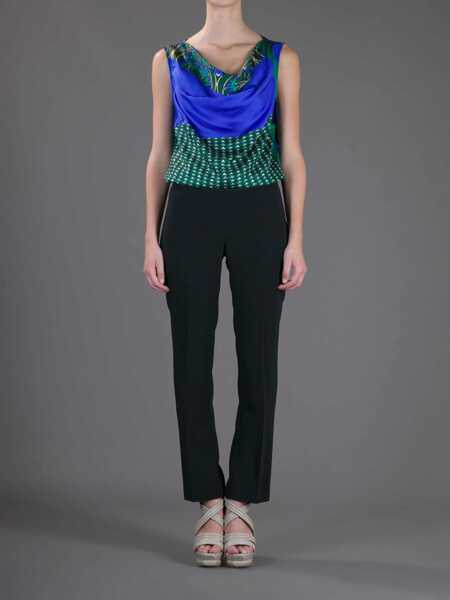 Pantaloni casual P.A.R.O.S.H. Embroidered Pants NERO Femei (BM 19740842) 2