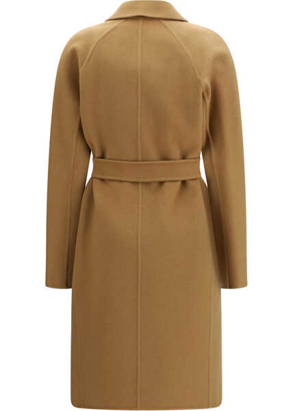 Paltoane Max Mara Aceri Coat CAMMELLO Femei (BM 19740848) 2