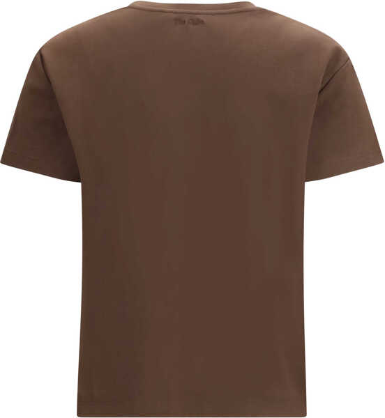 Tricouri S MAXMARA Bella cotton T-shirt MARRONE SCURO Femei (BM 19740869) 2