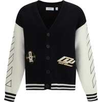 Cardigane Star Logo Diagonal Varsity Cardigan Barbati