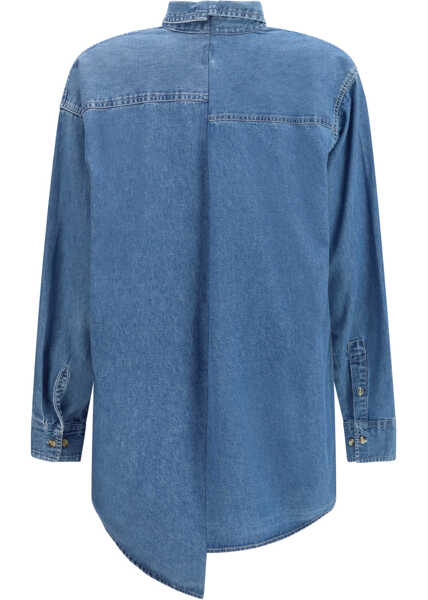 Camasi de blugi E.L.V. Denim Denim Shirt MID BLUE Femei (BM 19740878) 2