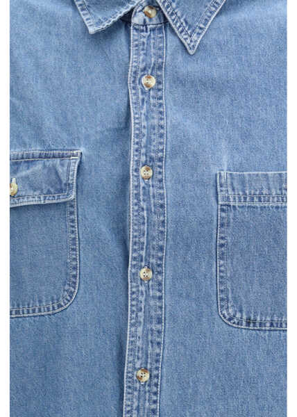 Camasi de blugi E.L.V. Denim Denim Shirt MID BLUE Femei (BM 19740878) 3