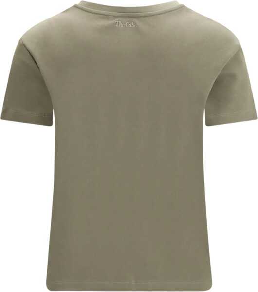 Tricouri S MAXMARA Bella cotton T-shirt VERDE KAKI Femei (BM 19740902) 2