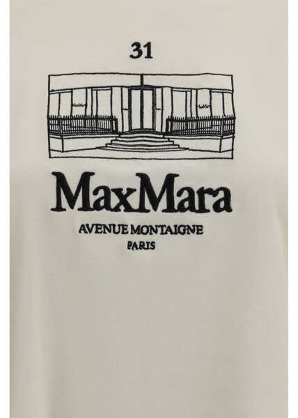 Tricouri S MAXMARA Bella cotton T-shirt SABBIA Femei (BM 19740905) 3