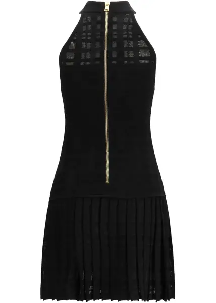Rochii Balmain Pleated mini Dress NOIR Femei (BM 19740908) 2