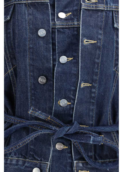 Jachete E.L.V. Denim Ridley denim Jacket MID BLUE Femei (BM 19740911) 3