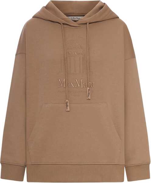 Bluze de trening S MAXMARA Cotton blend Andrea Hoodie CAMMELLO Femei (BM 19740920) 2