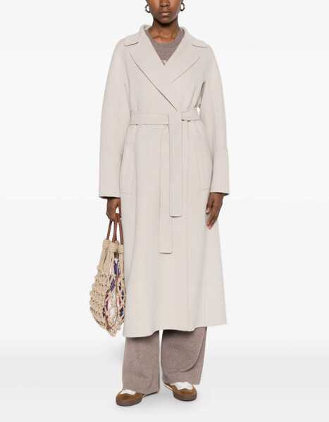 Paltoane S MAXMARA Elisa Coat SABBIA Femei (BM 19740932) 2