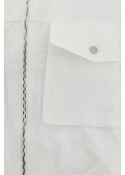 Jachete Pinko Beth Jacket with transparent inserts BIANCO BRILL Femei (BM 19740941) 3