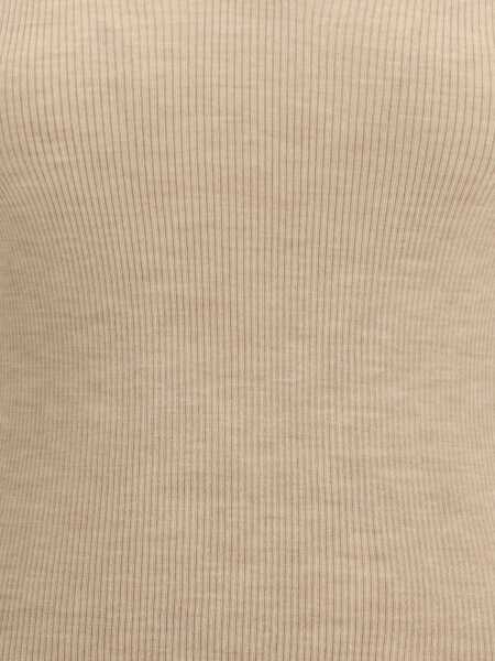 Tricouri Polo Max Mara Albero Wool Polo Shirt BIANCO AVORIO Femei (BM 19741016) 3