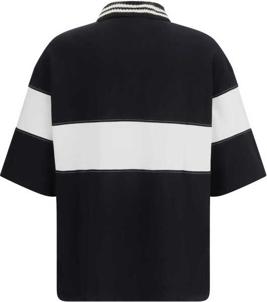 Tricouri Polo AMIRI Oversized Polo Shirt BLACK Barbati (BM 19741019) 2