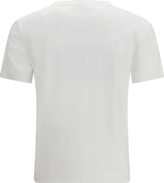 Tricouri Max Mara Donata cotton T-shirt BIANCO OTTICO Femei (BM 19741025) 2