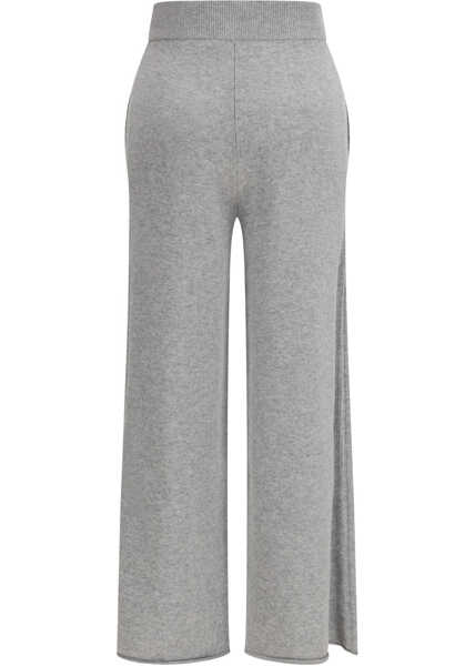 Pantaloni casual Max Mara Cashmere Pants GRIGIO CHIARO Femei (BM 19741037) 2