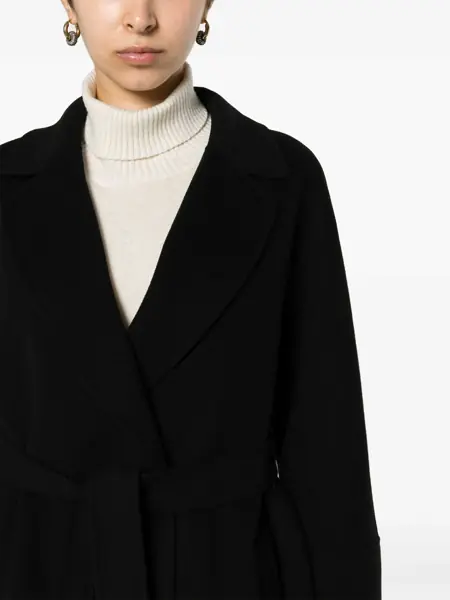 Paltoane S MAXMARA Wool coat NERO Femei (BM 19741049) 5