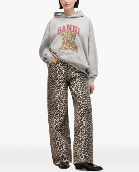 Bluze de trening Ganni Tiger Hoodie PALOMA Femei (BM 19741058) 2