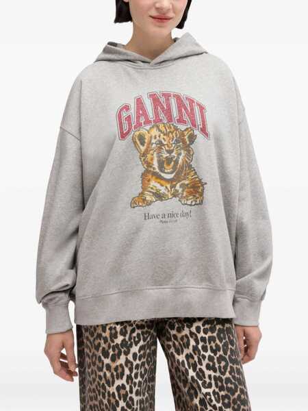 Bluze de trening Ganni Tiger Hoodie PALOMA Femei (BM 19741058) 3