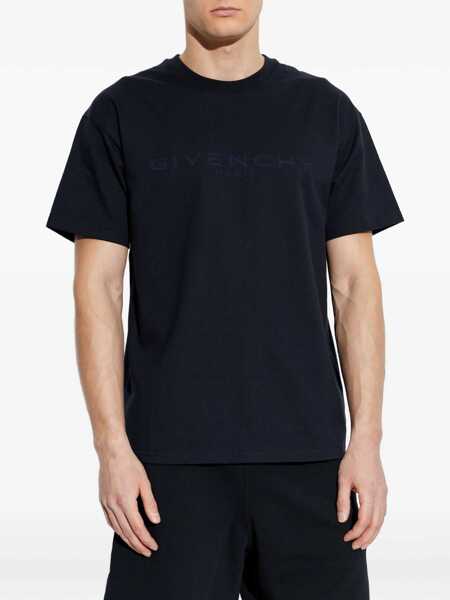 Tricouri Givenchy Logo T-shirt DARK NAVY Barbati (BM 19741106) 3