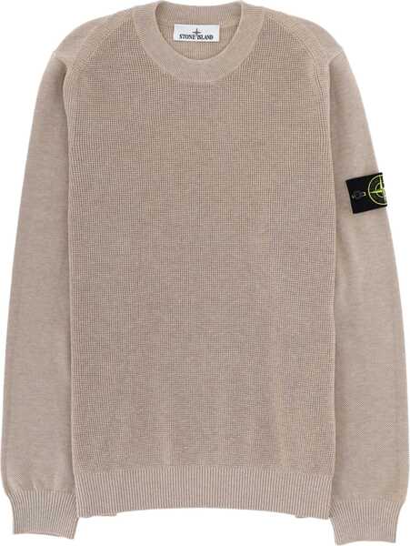 Pulovere casual Stone Island Jersey With Logo Patch BEIGE Barbati (BM 19741259) 2