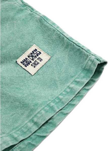 Pantaloni scurti Bobo Choses Bermuda Shorts Since 09 GREEN Baieti (BM 19741322) 2