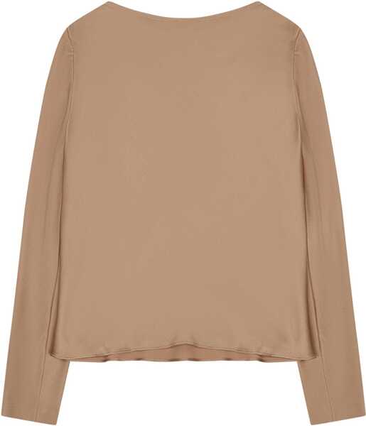 Bluze Alberta Ferretti Silk Blend Blouse BEIGE Femei (BM 19741361) 2