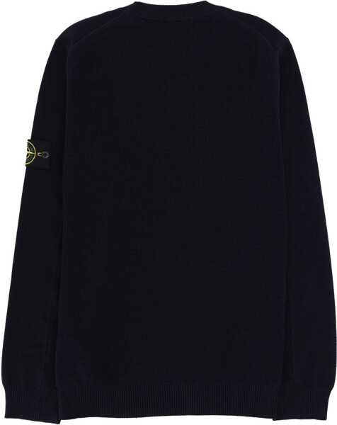 Pulovere casual Stone Island Jersey With Logo Patch BLUE Barbati (BM 19741367) 2