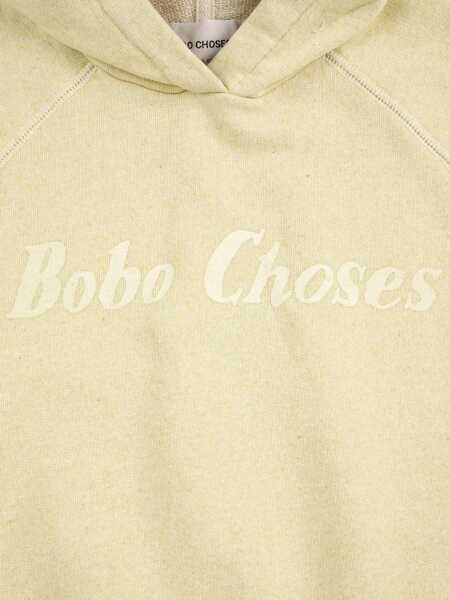Hanorace Bobo Choses Sleeveless Sweatshirt With Logo YELLOW Baieti (BM 19741373) 2