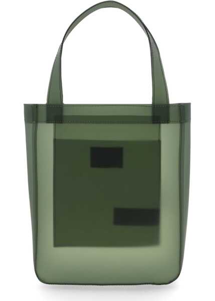 Genti de mana A.P.C. Small Lou Tote Bag GREEN Femei (BM 19741397) 2