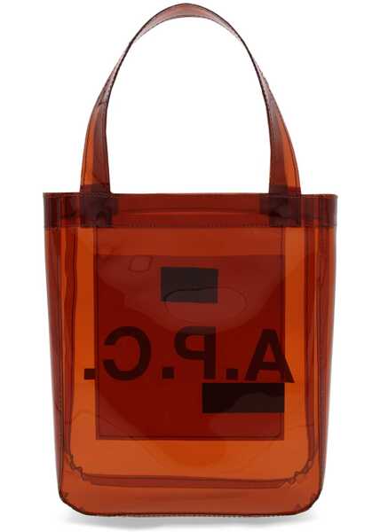 Genti de mana A.P.C. Small Lou Tote Bag BROWN Femei (BM 19741406) 2