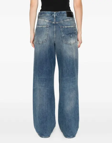 Blugi R13 Damon Jeans KELLEN BLUE Femei (BM 19741595) 4