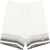 Casablanca Crochet Shorts WHITE/GREY