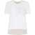Marni Embroidered logo T-Shirt LILY WHITE