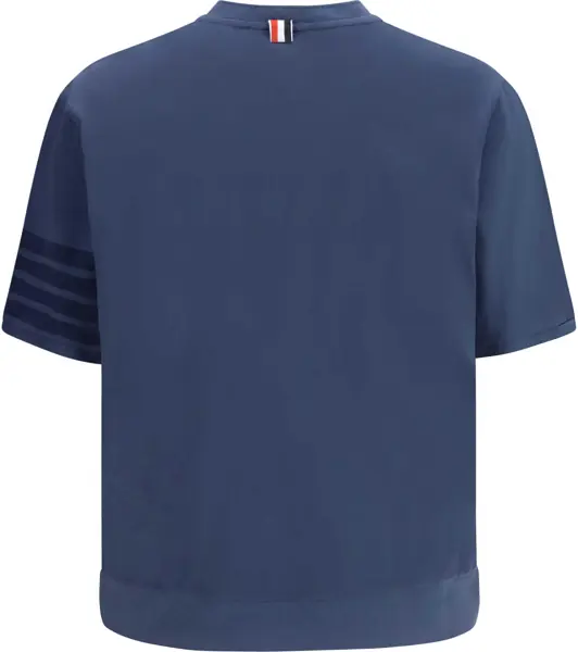 Tricouri Thom Browne 4-Bar cotton jersey T-shirt NAVY Barbati (BM 19741619) 2