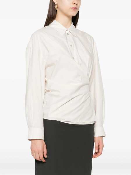Camasi casual LEMAIRE Cotton blend Shirt LIGHT CREAM Femei (BM 19741628) 3