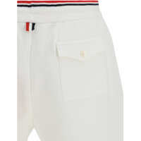 Pantaloni scurti pentru Barbati - Pantaloni scurti Thom Browne Piqu sports Shorts WHITE Barbati (BM 19741631) - B-mall.ro