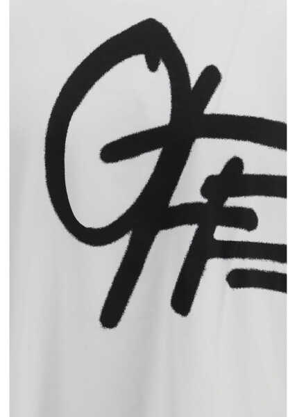 Tricouri Off-White Spray Logo Skate T-shirt WHITE Barbati (BM 19741634) 3