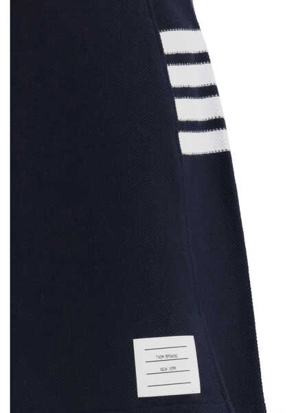 Fuste Thom Browne 4-bar piqu mini Skirt NAVY Femei (BM 19741637) 3