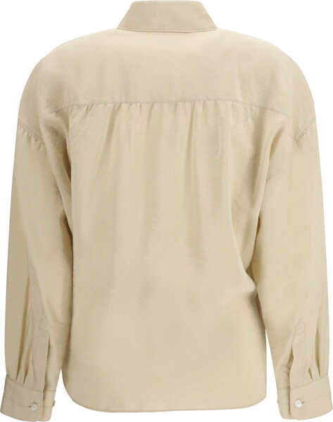 Camasi casual LEMAIRE Draped Shirt OAT MILK Femei (BM 19741667) 2