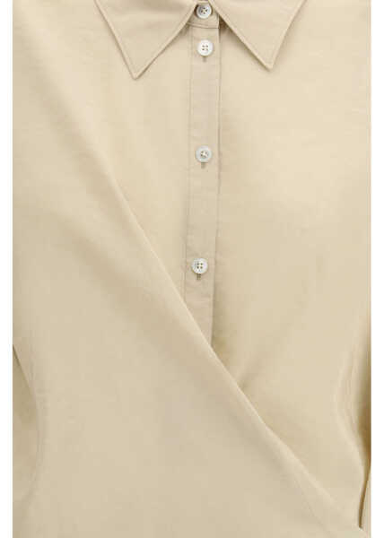 Camasi casual LEMAIRE Draped Shirt OAT MILK Femei (BM 19741667) 3