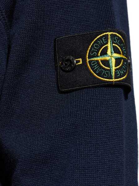 Pulovere Stone Island Hooded raglan sleeve Sweater NAVY BLUE Barbati (BM 19741685) 5