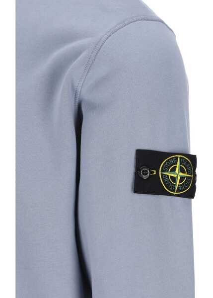 Pulovere Stone Island Crew Neck Sweater LIGHT BLUE Barbati (BM 19741784) 4