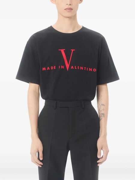 Tricouri Valentino Garavani Cotton Jersey T-Shirt BLACK Barbati (BM 19741787) 3