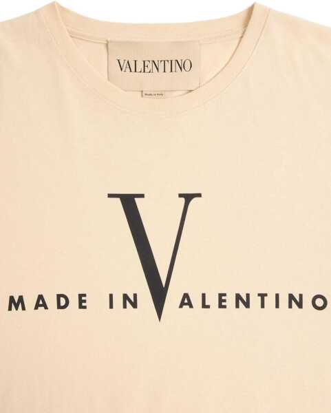 Tricouri Valentino Garavani Cotton Jersey T-Shirt CREAM Barbati (BM 19741790) 5